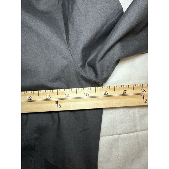 MADEWELL Poplin Hook-Front Shrunken Shirt Black Coal Women's SIZE 00‎ NWT - Picture 8 of 8